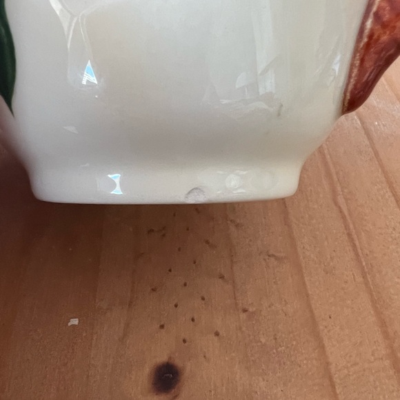 Vintage Franciscan, Apple pattern, Set of Two, coffee cups or flat cups. READ - Picture 2 of 8